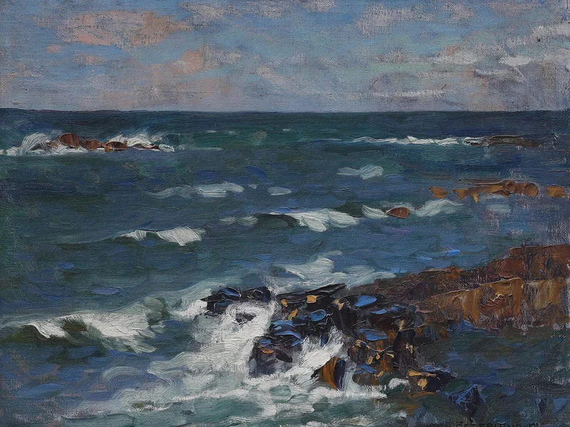 1875-John Österlund - Mare di Mollösund